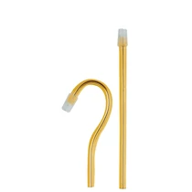ASA Nyálszívó 15cm, 100db, sárga, levehető kupak
