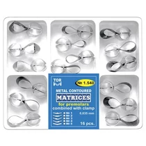 Roppantógyűrűs fém domborított matrica szet 16db, 0,035 mm