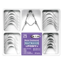 Domborított fém Pony matrica készlet (24db) csipesszel 35 mikronos - TOR