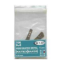 Félkörös fém matrica, kicsi, 3 lyukas, 0,05mm (12db) - TOR