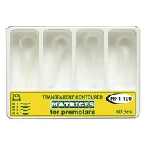 Domborított, átlátszó matricakészlet, premoláris (60db) - TOR