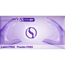 SEMPERMED Sempc. nitril Velvet (Skin2) púdermentes XS (lila, 200db) vizsgálókesztyű