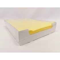 Tálca Papír 250db sárga, 18x28 cm - Dispotech