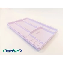 Eh. Nagy Osztott Műszertálca, 100 db, lila 28x18 cm - Dispotech