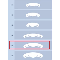 Matrica félkörös 15-ös 12db, közepes, molárisokhoz