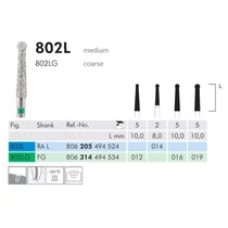 Gyémánt fúró turbinába 802LG314016