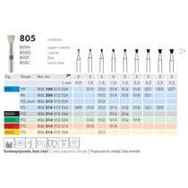 Gyémánt fúró turbinába 805G314012