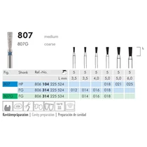 Gyémánt fúró turbinába 807G314018