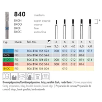 Gyémánt fúró turbinába 840G314008