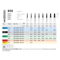 Gyémánt fúró turbinába 850G314016