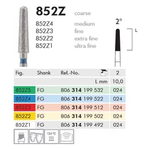 Gyémánt csiszoló zirk.ox. zöld 852Z5314024, 5db