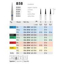 Gyémánt fúró turbinába 858C314014