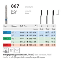 Gyémánt fúró turbinába 867314010