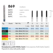 Gyémánt fúró turbinába 869F314012