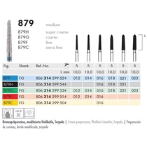 Gyémánt fúró turbinába 879H314021