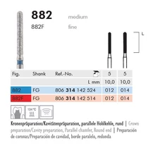 Gyémánt fúró turbinába 882F314012