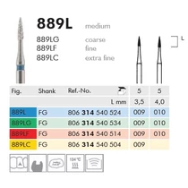 Gyémánt fúró turbinába 889LC314009, 5db