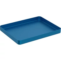 Műszertálca aluminium medium alj, kék 142x183x17 mm