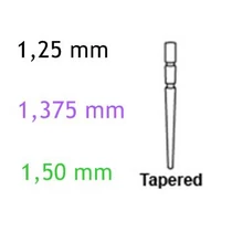KERR FibreKleer 4x Tapered üvegszálas csap utántöltő 1,25 (10db) fekete