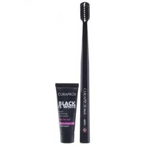 Curaprox Black is White Light-pack (fogkefe + BW fogkrém minta)