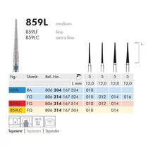 Gyémánt fúró turbinába 859LF314012