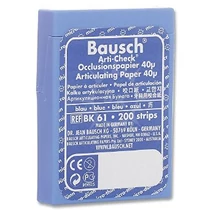 Bausch Artikulációs papír kék 40ľ 200 lap dobozos