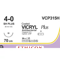 VICRYL PLUS 4/0 70cm Lila 1/2C 26mm 1xSH PLUS (36db)