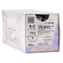 C.Vicryl 4/0 45cm 3/8RC 19mm (12db) Lila