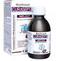 Curasept ADS Implant klórhexidin tartalmú szájöblögető ( 0,20 % CHX+HA+PVP-VA, 200 ml)