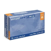 Sempercare Cobalt Blue, púdermentes nitril kesztyű XS 100db