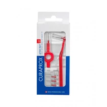 Curaprox CPS 07 prime Start fogköztisztító kefe, piros (5 db CPS 07 + UHS 409 + UHS 470 nyél)