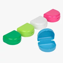 Fogsortartó doboz kék 80mm x 85mm, 4 cm magas - Dispotech