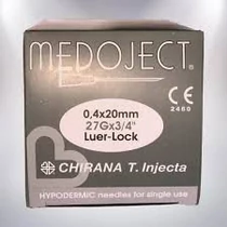 Injekciós tű 27G x 3/4, 100 db steril