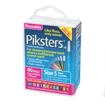 Piksters fogköztisztító kefe világoskék 5, 40 db
