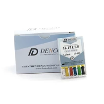 H-Files 25mm 25 reszelő (NiTi) 6db - Denco