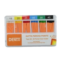 Guttapercha csúcs 04 Taper ISO 45-80 60db - Denco