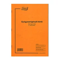 Gyógyszerigénylő tömb 25x3 A/4 (C.3410-347/V)