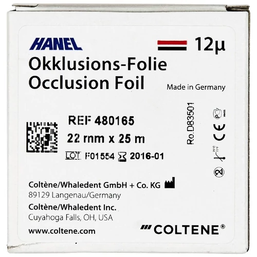 ROEKO okkluziós fólia 12 ľm, (22mm x25m) piros/fekete