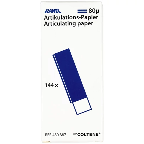 Artikulációs Papír 80 µ I kék/kék 144db - ROEKO