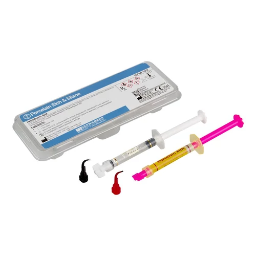 ULTRADENT Porcelain Etch & Silane porcelánjavító (kis) készlet (2x1,2ml)