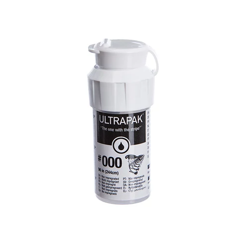 ULTRADENT Ultrapak 000 retrakciós fonal (Fekete)