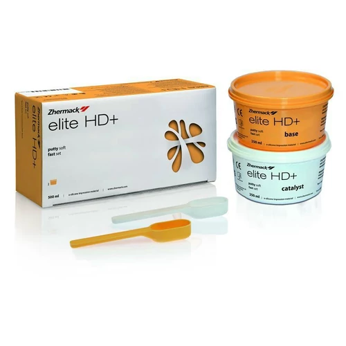 ZHERMACK Elite HD+ Putty Soft Fast A-szilikon lenyomatanyag, 500 ml