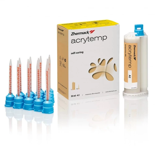ZHERMACK Acrytemp A2 ideiglenes koronahíd anyag utántöltő, 50 ml (4:1)