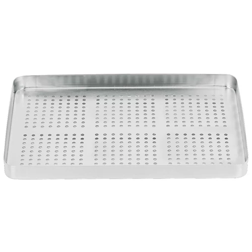 ASA Fém műszertálca perforált alj 284X183X17mm