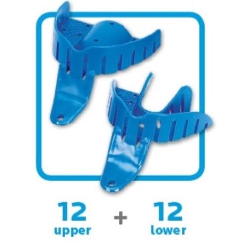 Lenyomatkanál kék, 12db alsó, 12db felső, 3-as méret