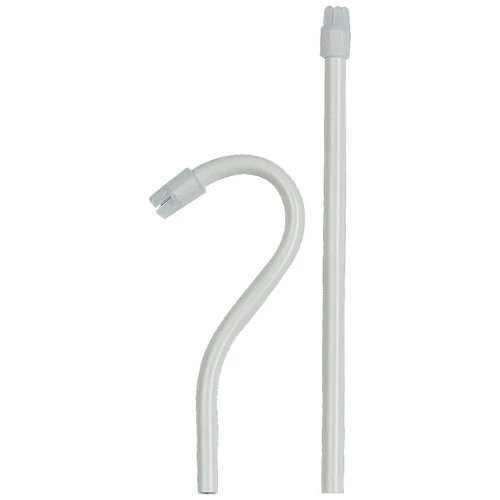 ASA Nyálszívó 15cm, 100db, fehér, levehető kupak