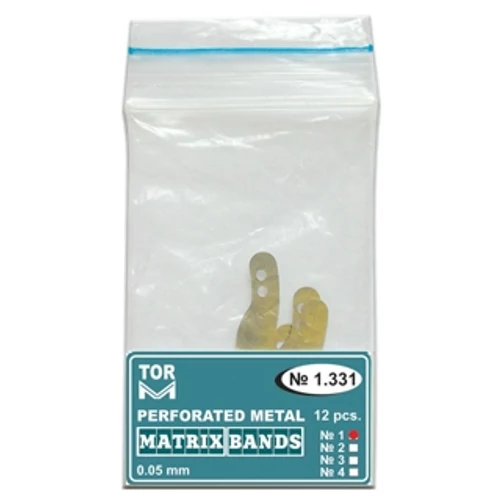 Félkörös fém matrica, kicsi, 2 lyukas, 0,05mm (12db) - TOR