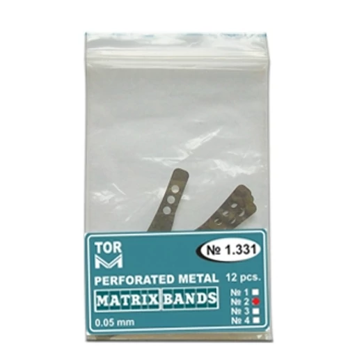 Félkörös fém matrica, kicsi, 3 lyukas, 0,05mm (12db) - TOR