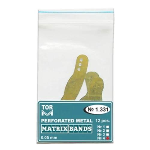 Félkörös fém matrica, nagy, 3 lyukas, 0,05mm (12db) - TOR