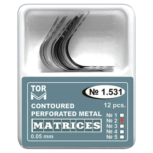 Félkörös, domborított fémmatrica kicsi 0,05mm (12 db) - TOR